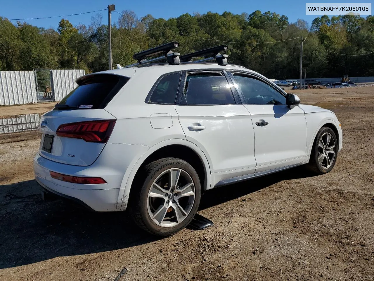 2019 Audi Q5 Premium Plus VIN: WA1BNAFY7K2080105 Lot: 80964424