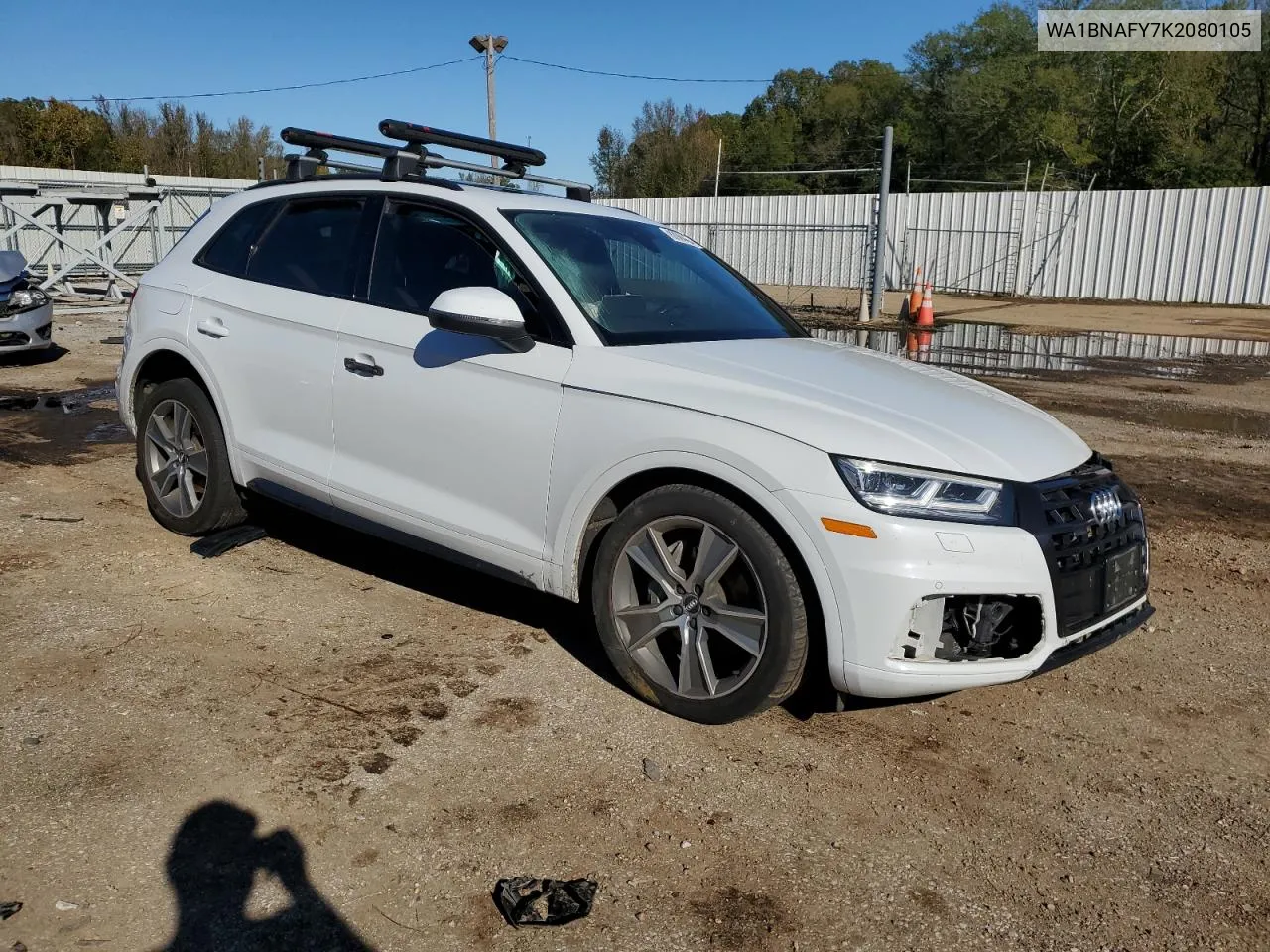 2019 Audi Q5 Premium Plus VIN: WA1BNAFY7K2080105 Lot: 80964424