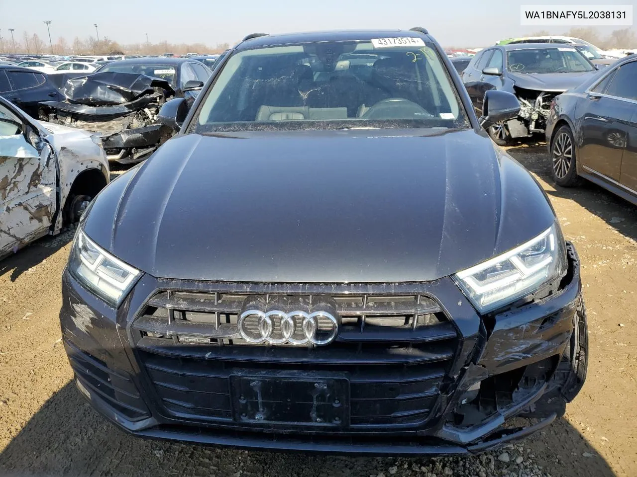 2020 Audi Q5 Premium Plus VIN: WA1BNAFY5L2038131 Lot: 43173514