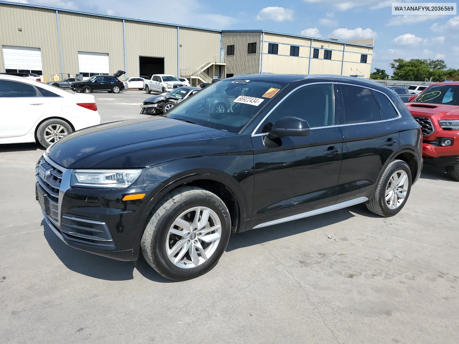 2020 Audi Q5 Premium VIN: WA1ANAFY9L2036569 Lot: 66922434