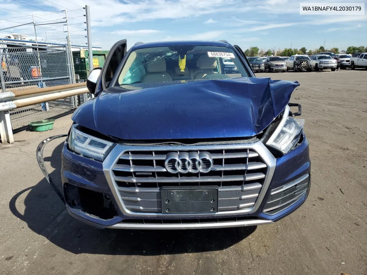 2020 Audi Q5 Premium Plus VIN: WA1BNAFY4L2030179 Lot: 68836754