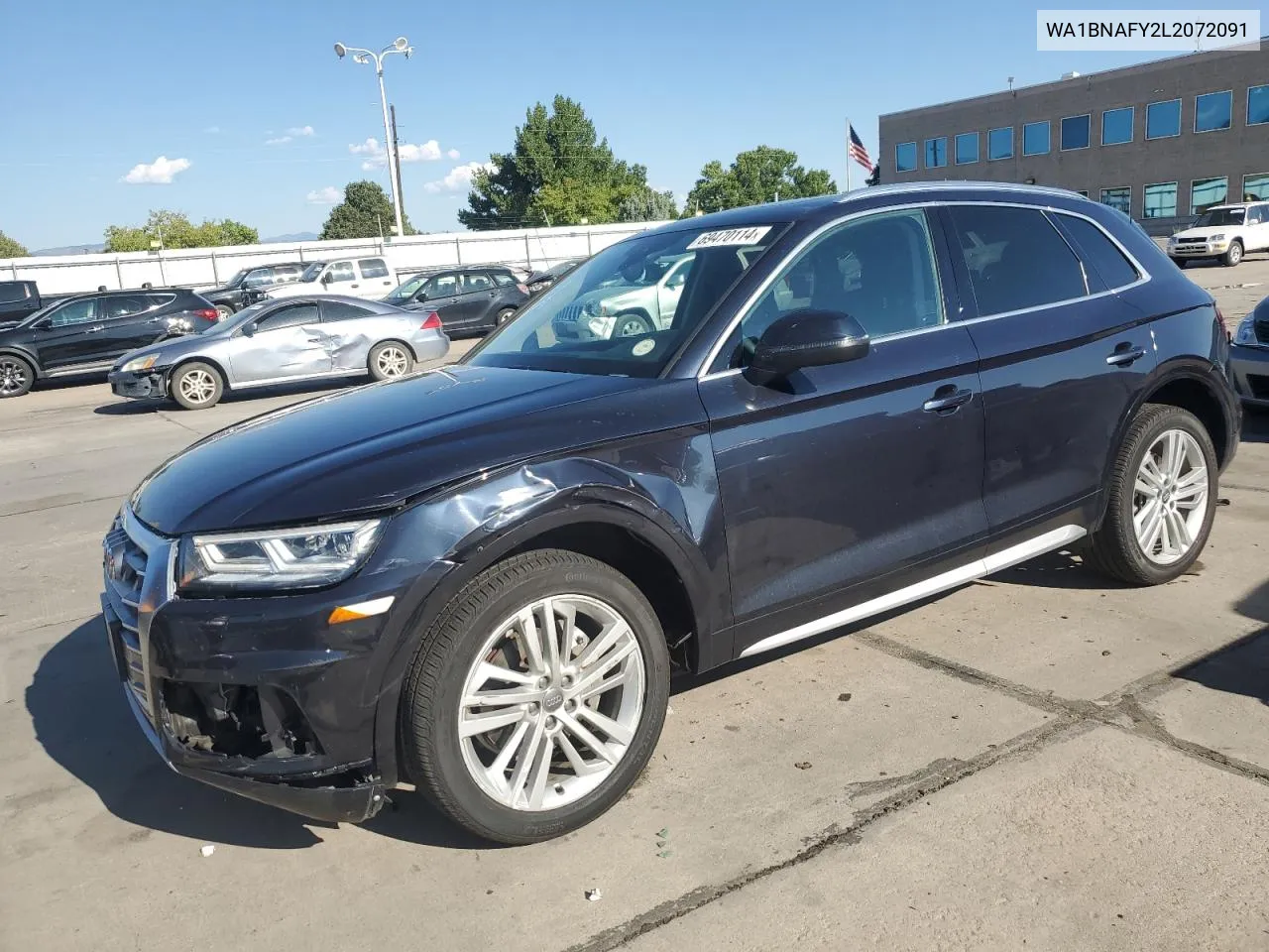 2020 Audi Q5 Premium Plus VIN: WA1BNAFY2L2072091 Lot: 69470114