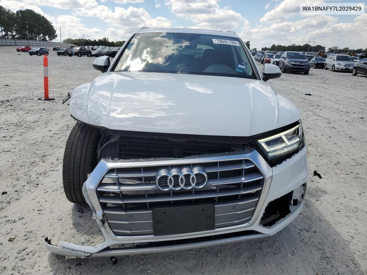 2020 Audi Q5 Premium Plus VIN: WA1BNAFY7L2029429 Lot: 70691784