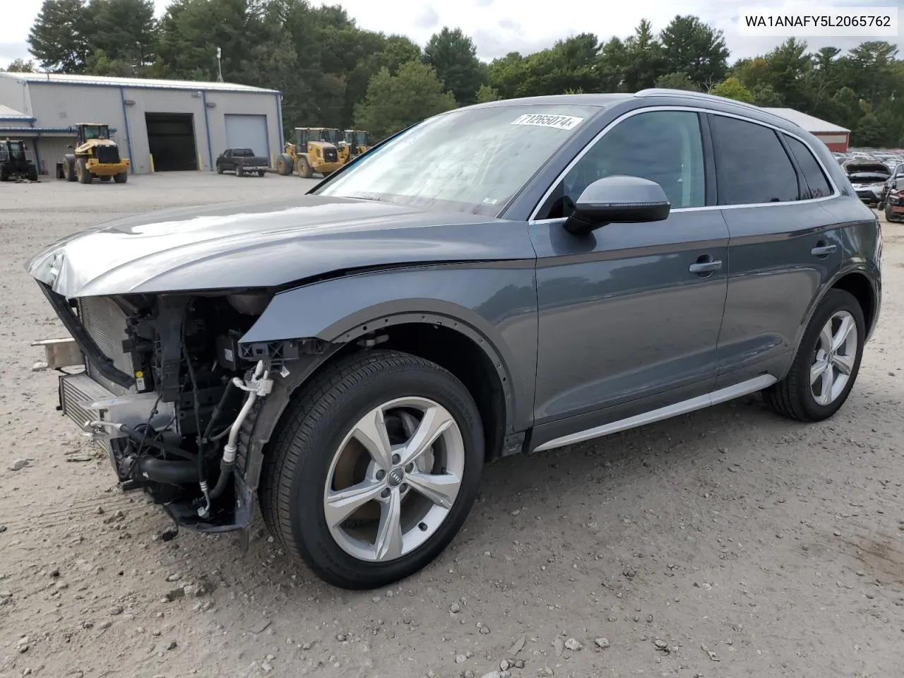 WA1ANAFY5L2065762 2020 Audi Q5 Premium