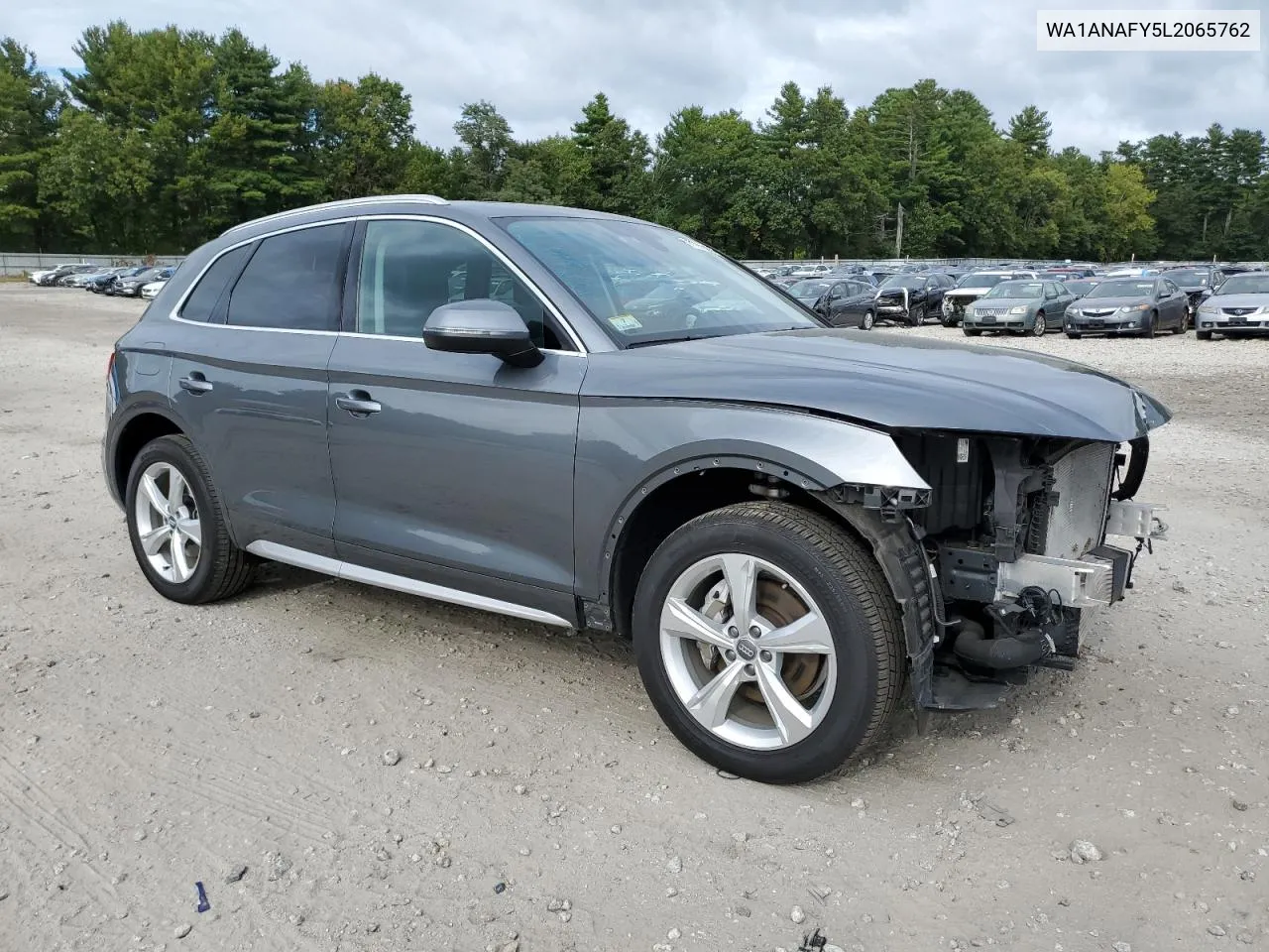 2020 Audi Q5 Premium VIN: WA1ANAFY5L2065762 Lot: 71265074