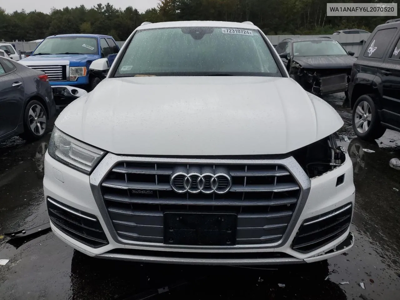 2020 Audi Q5 Premium VIN: WA1ANAFY6L2070520 Lot: 72310724