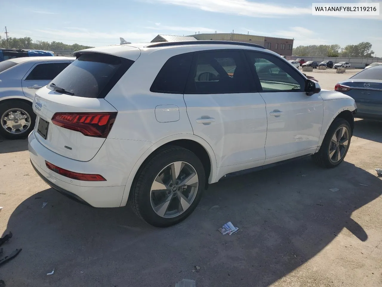 2020 Audi Q5 Premium VIN: WA1ANAFY8L2119216 Lot: 72560524