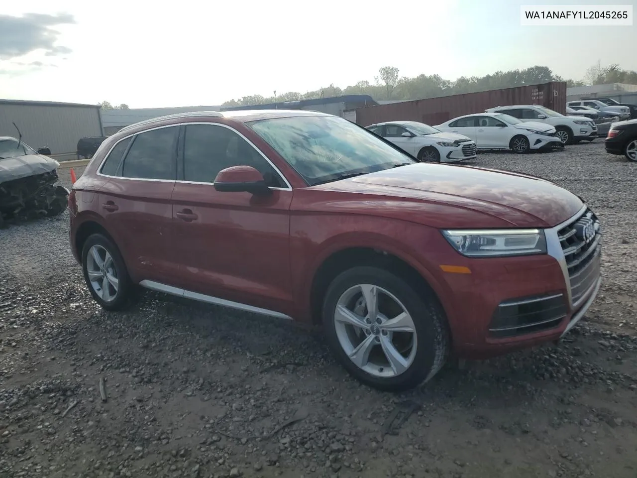 2020 Audi Q5 Premium VIN: WA1ANAFY1L2045265 Lot: 72636324