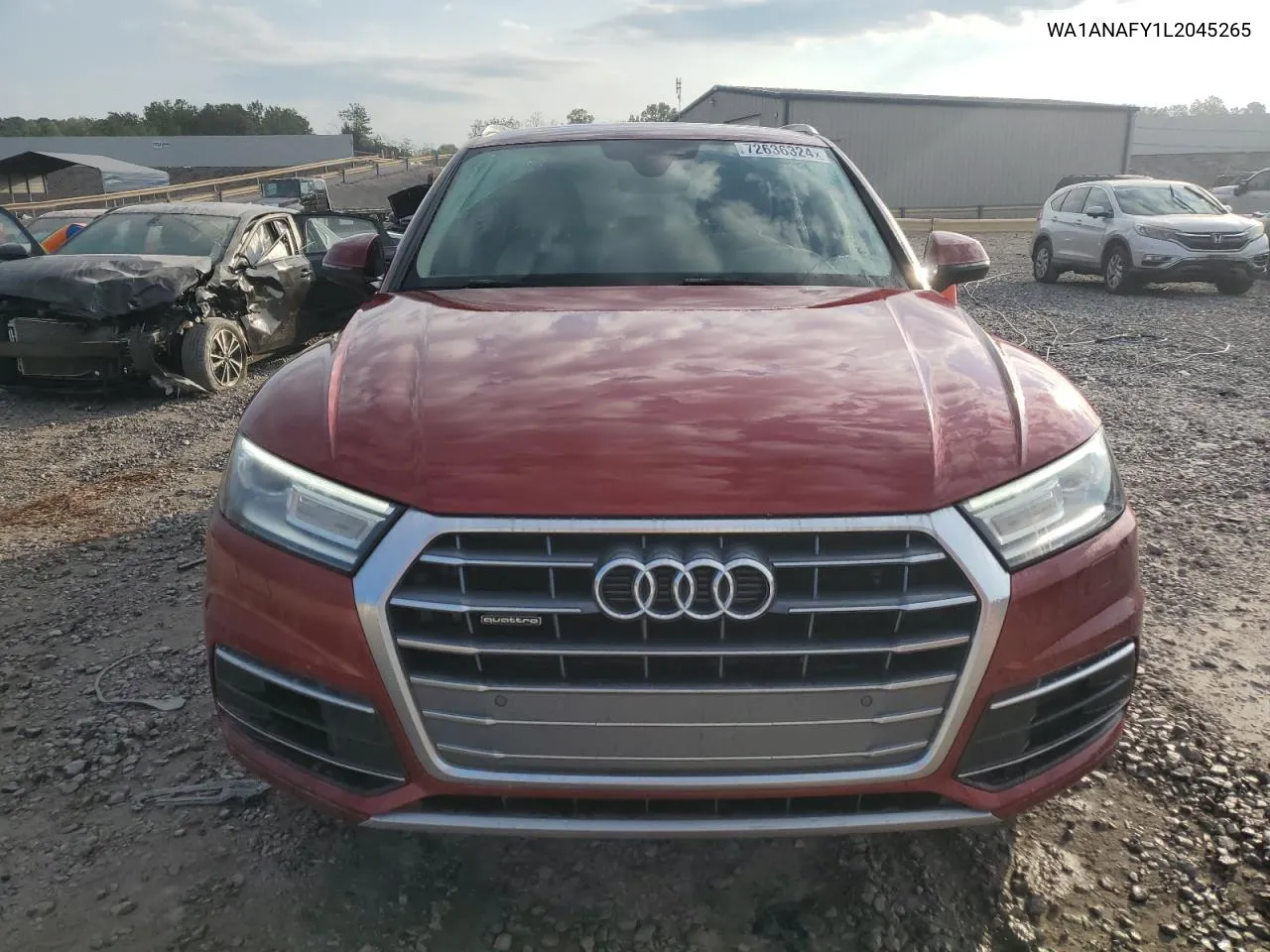 2020 Audi Q5 Premium VIN: WA1ANAFY1L2045265 Lot: 72636324