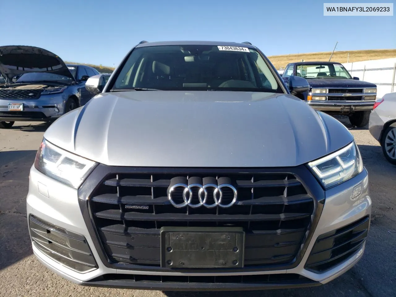 2020 Audi Q5 Premium Plus VIN: WA1BNAFY3L2069233 Lot: 73043634