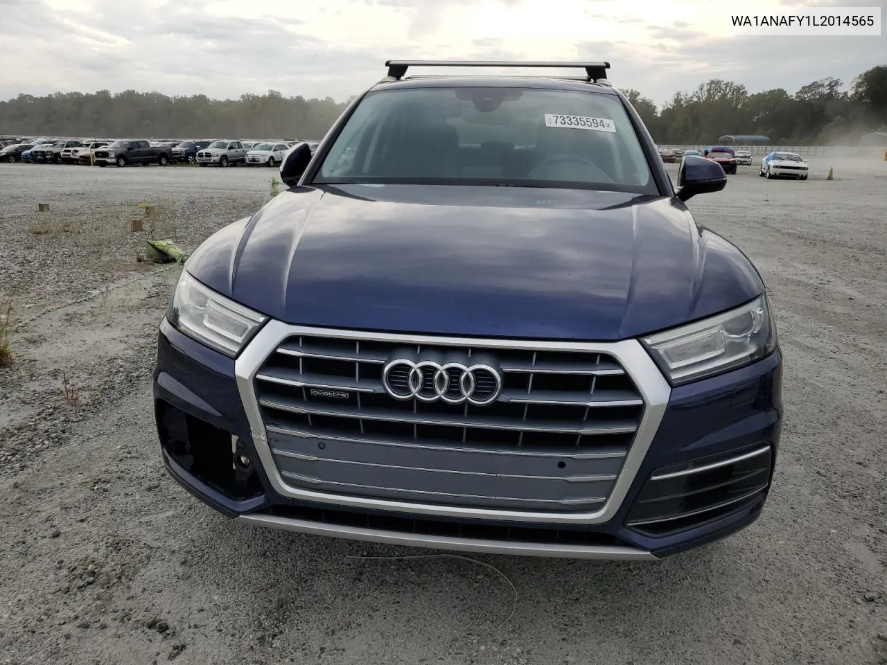 2020 Audi Q5 Premium VIN: WA1ANAFY1L2014565 Lot: 73335594