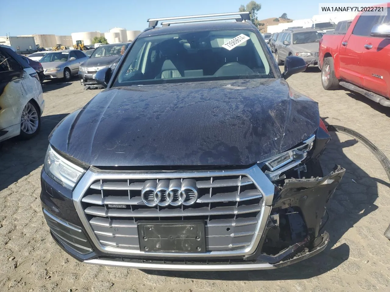 2020 Audi Q5 Premium VIN: WA1ANAFY7L2022721 Lot: 73569614