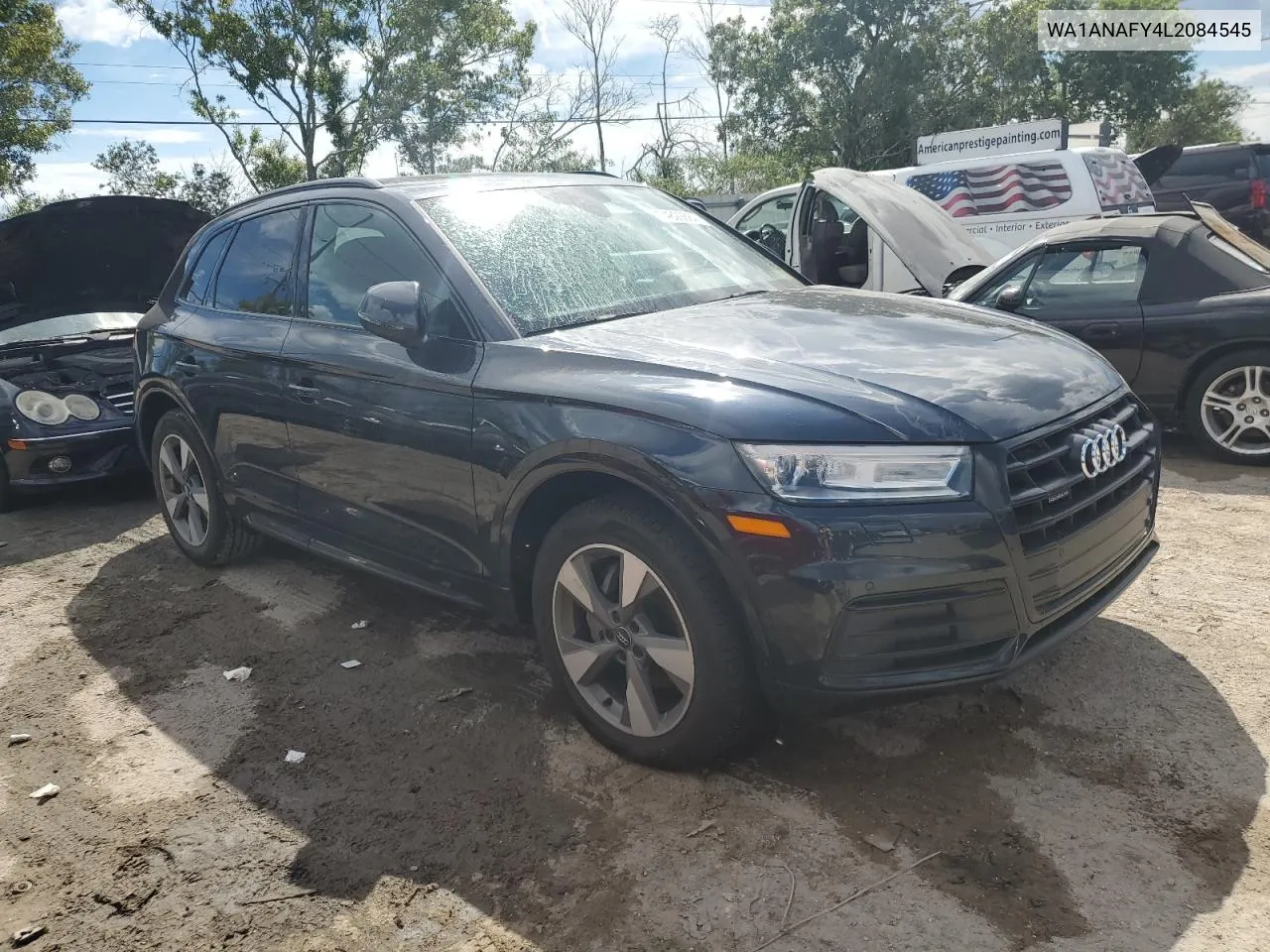 2020 Audi Q5 Premium VIN: WA1ANAFY4L2084545 Lot: 74829884