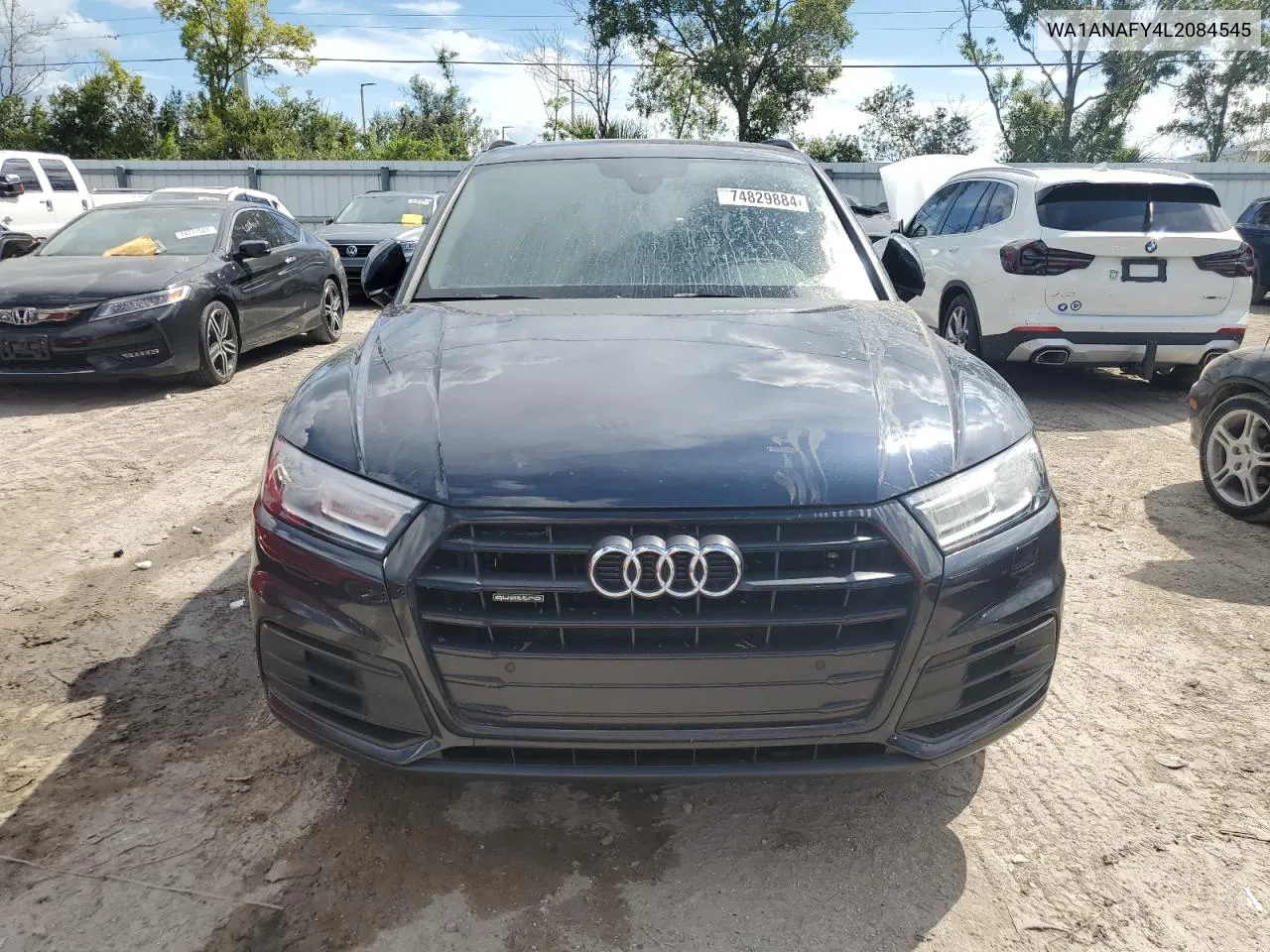 2020 Audi Q5 Premium VIN: WA1ANAFY4L2084545 Lot: 74829884