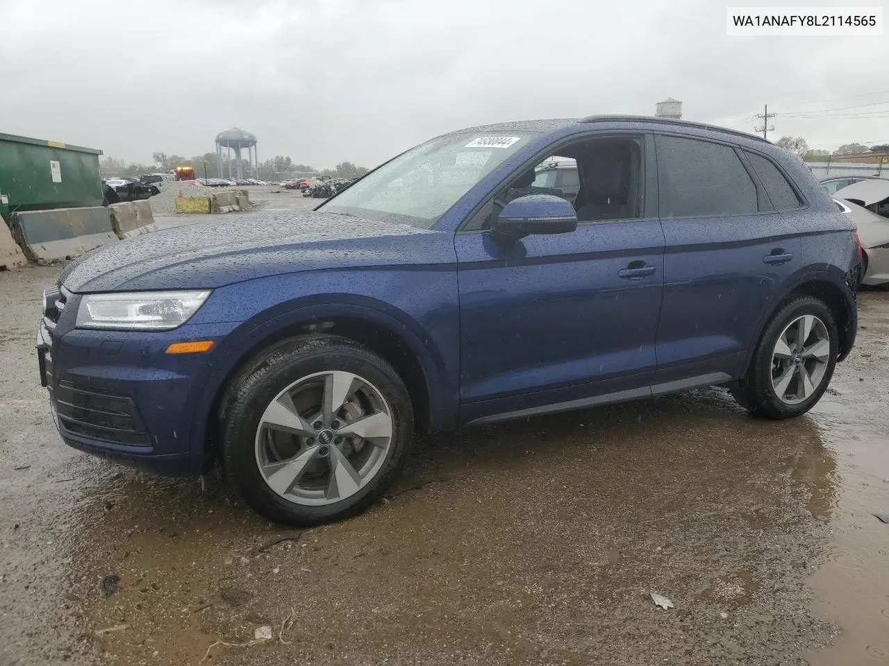 2020 Audi Q5 Premium VIN: WA1ANAFY8L2114565 Lot: 74930044