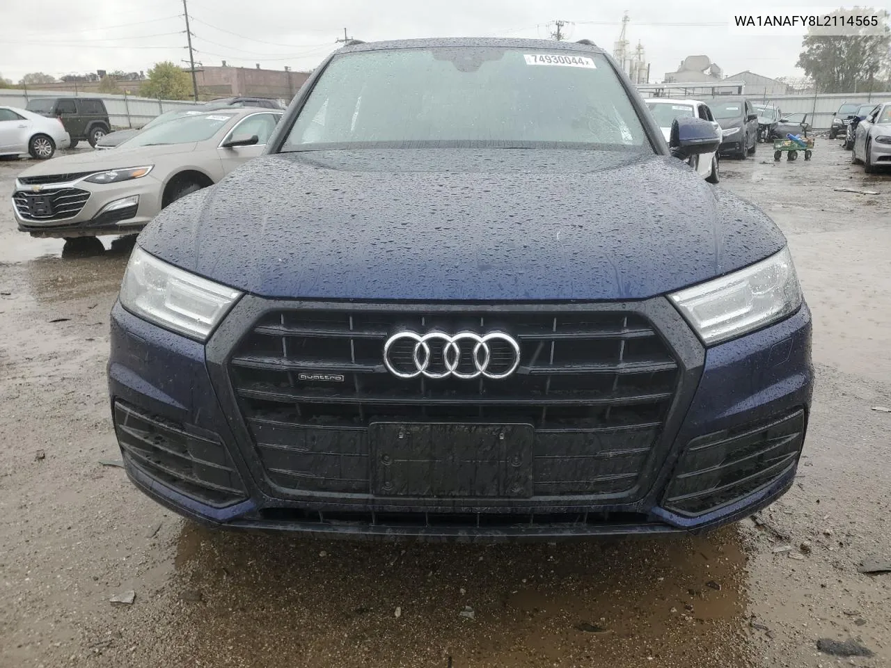 2020 Audi Q5 Premium VIN: WA1ANAFY8L2114565 Lot: 74930044