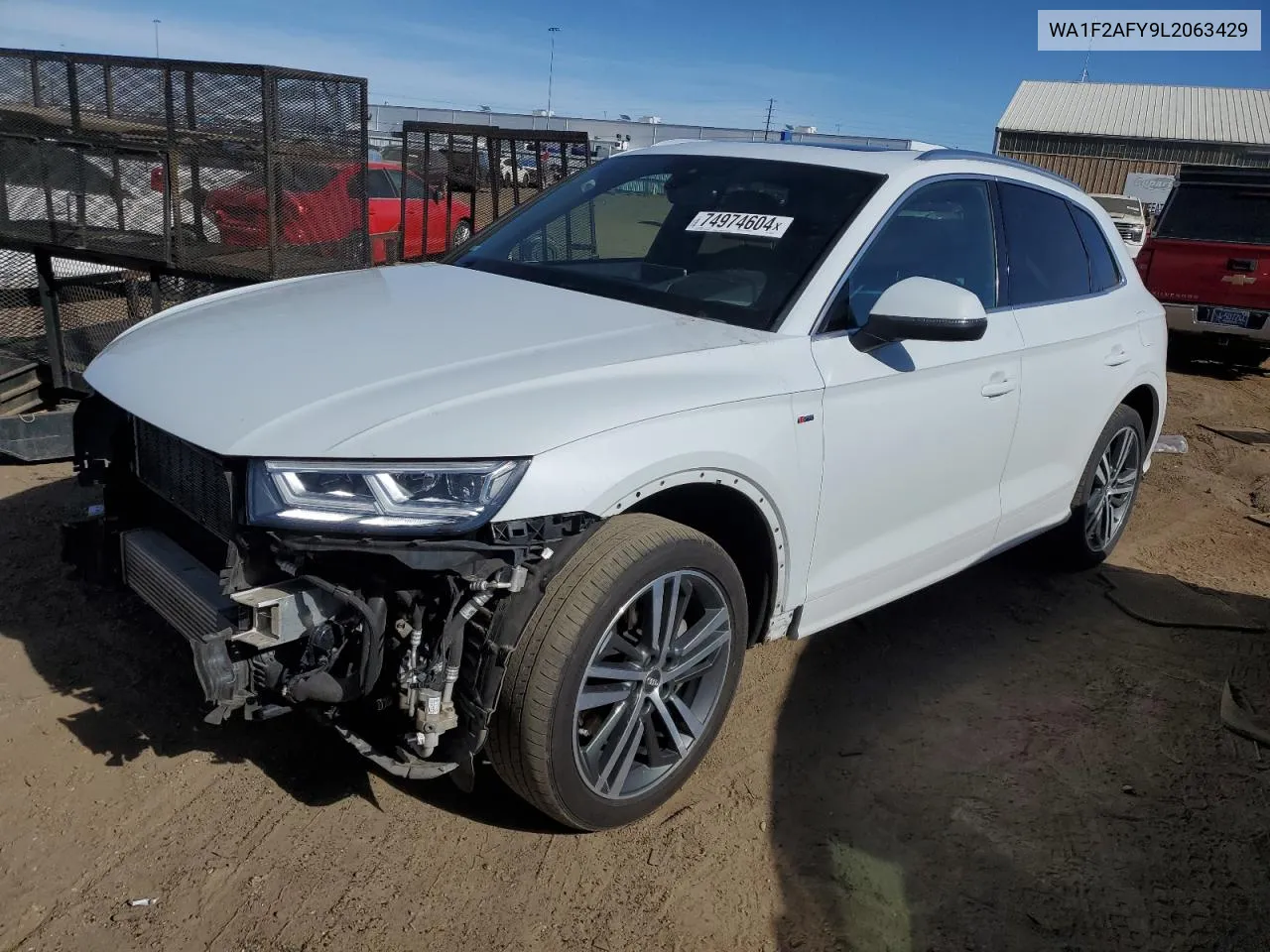 2020 Audi Q5 E Prestige VIN: WA1F2AFY9L2063429 Lot: 74974604