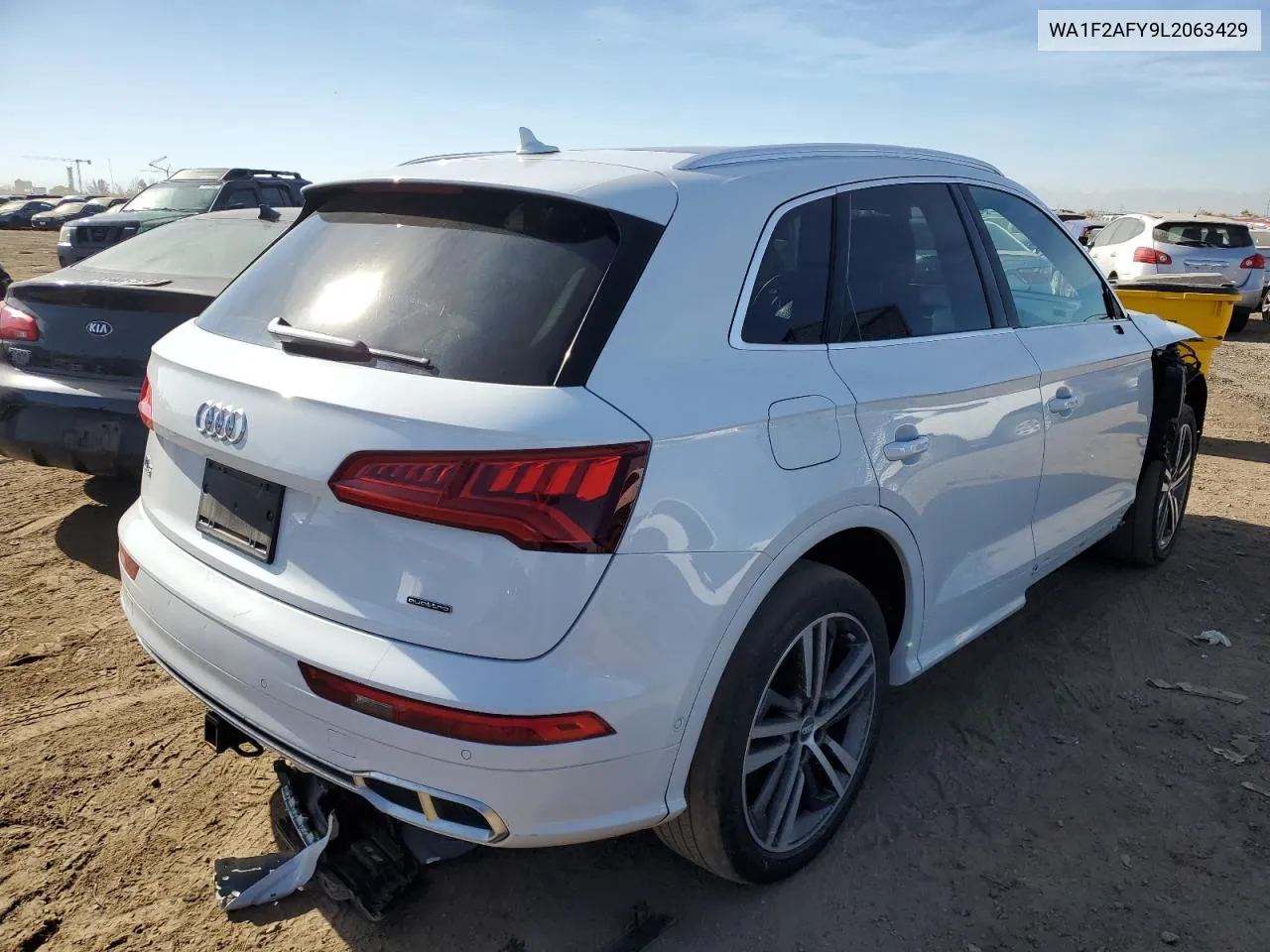 2020 Audi Q5 E Prestige VIN: WA1F2AFY9L2063429 Lot: 74974604