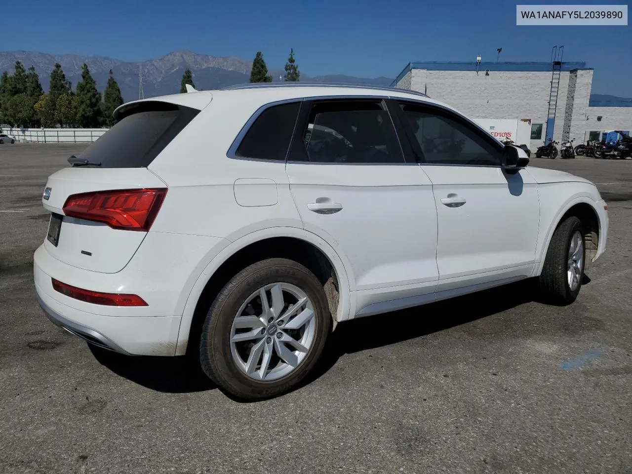 2020 Audi Q5 Premium VIN: WA1ANAFY5L2039890 Lot: 75428974