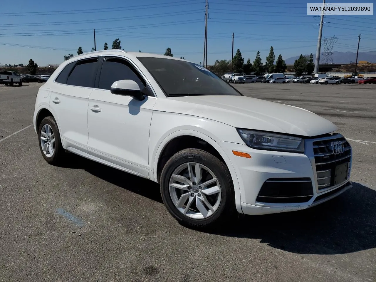 2020 Audi Q5 Premium VIN: WA1ANAFY5L2039890 Lot: 75428974