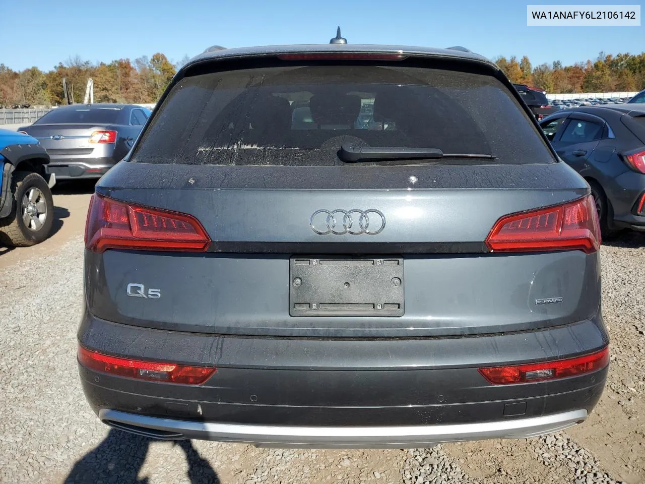 2020 Audi Q5 Premium VIN: WA1ANAFY6L2106142 Lot: 75876134