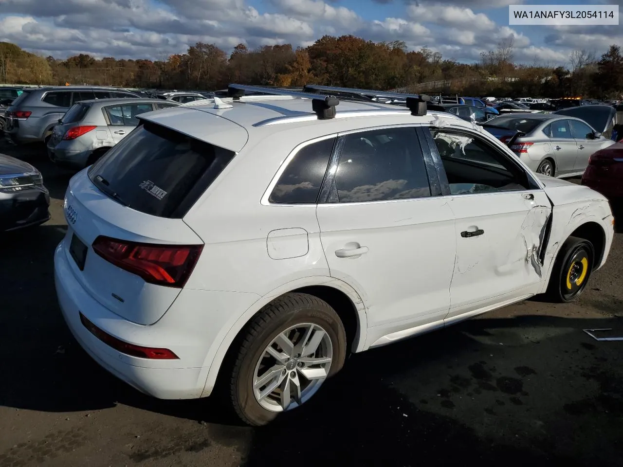 2020 Audi Q5 Premium VIN: WA1ANAFY3L2054114 Lot: 76942834