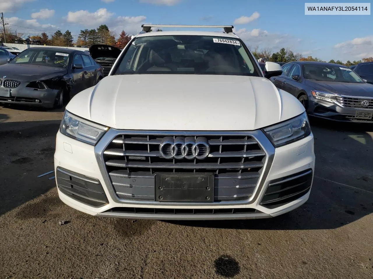 2020 Audi Q5 Premium VIN: WA1ANAFY3L2054114 Lot: 76942834