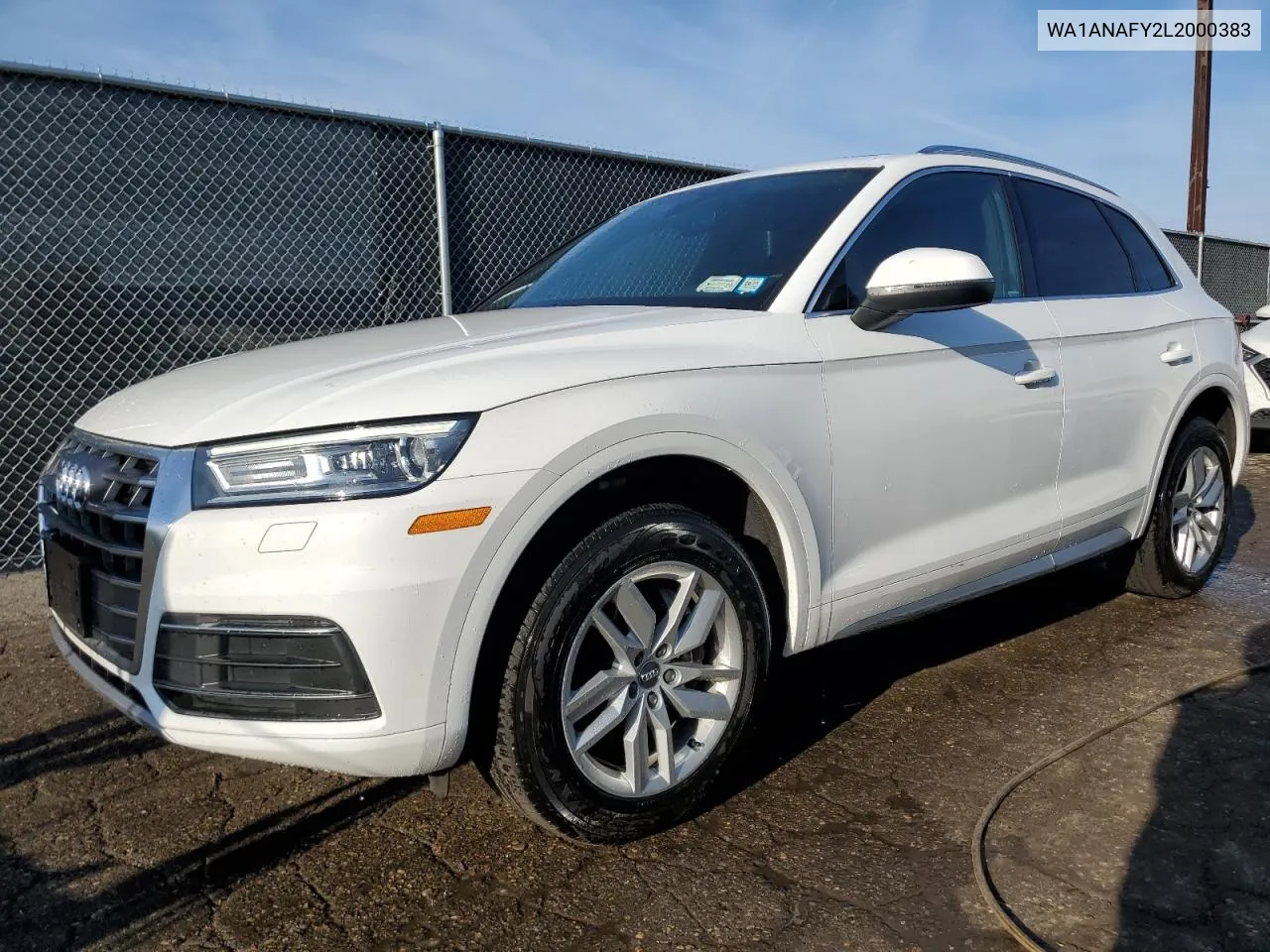 2020 Audi Q5 Premium VIN: WA1ANAFY2L2000383 Lot: 77002944