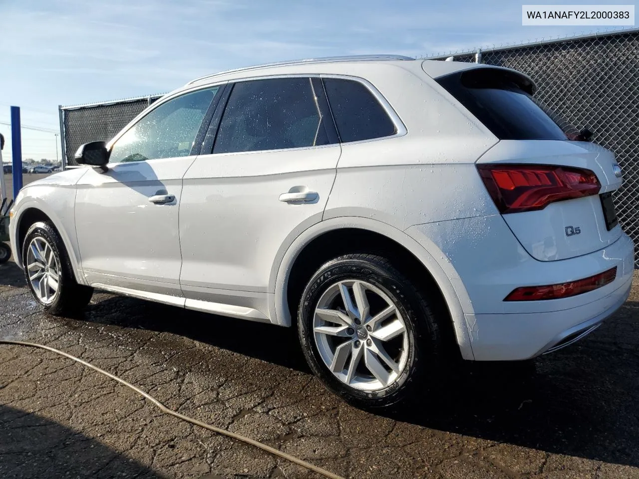 2020 Audi Q5 Premium VIN: WA1ANAFY2L2000383 Lot: 77002944