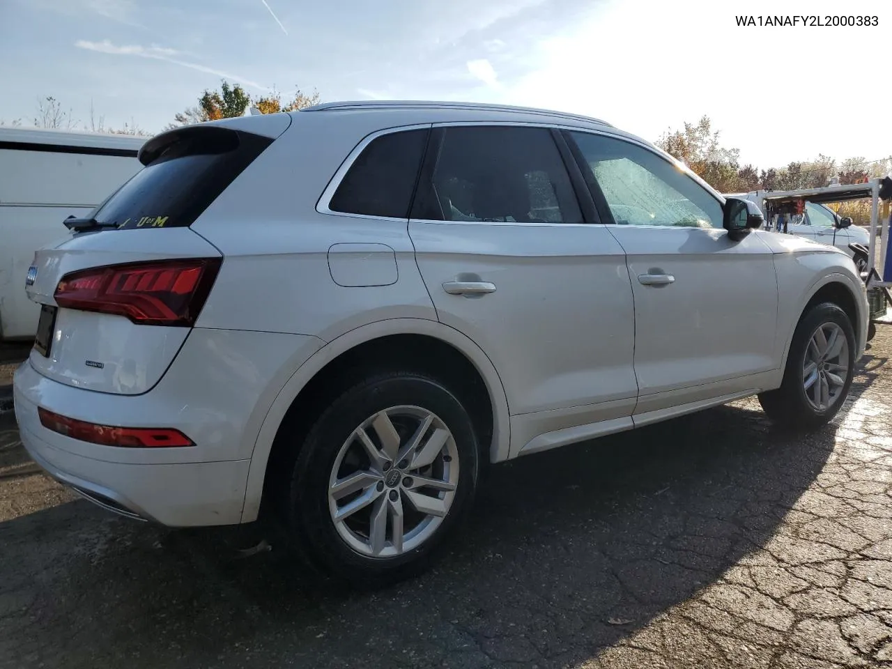 2020 Audi Q5 Premium VIN: WA1ANAFY2L2000383 Lot: 77002944