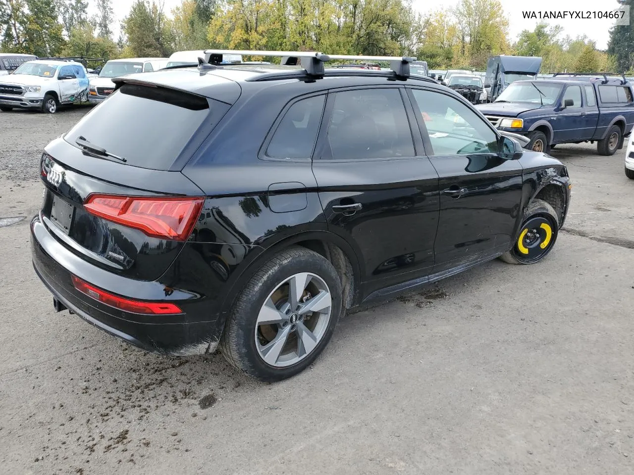 2020 Audi Q5 Premium VIN: WA1ANAFYXL2104667 Lot: 77013444