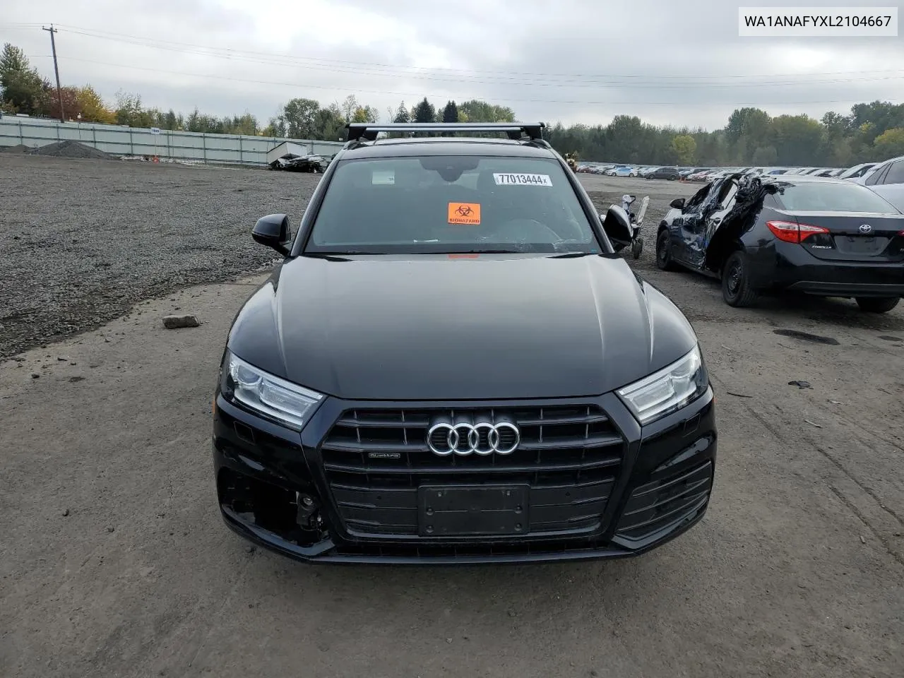 2020 Audi Q5 Premium VIN: WA1ANAFYXL2104667 Lot: 77013444