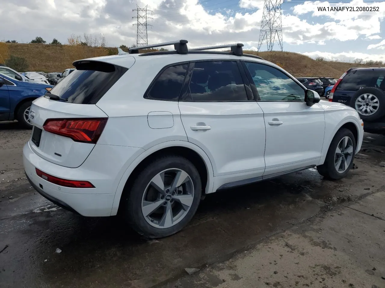 2020 Audi Q5 Premium VIN: WA1ANAFY2L2080252 Lot: 77835364