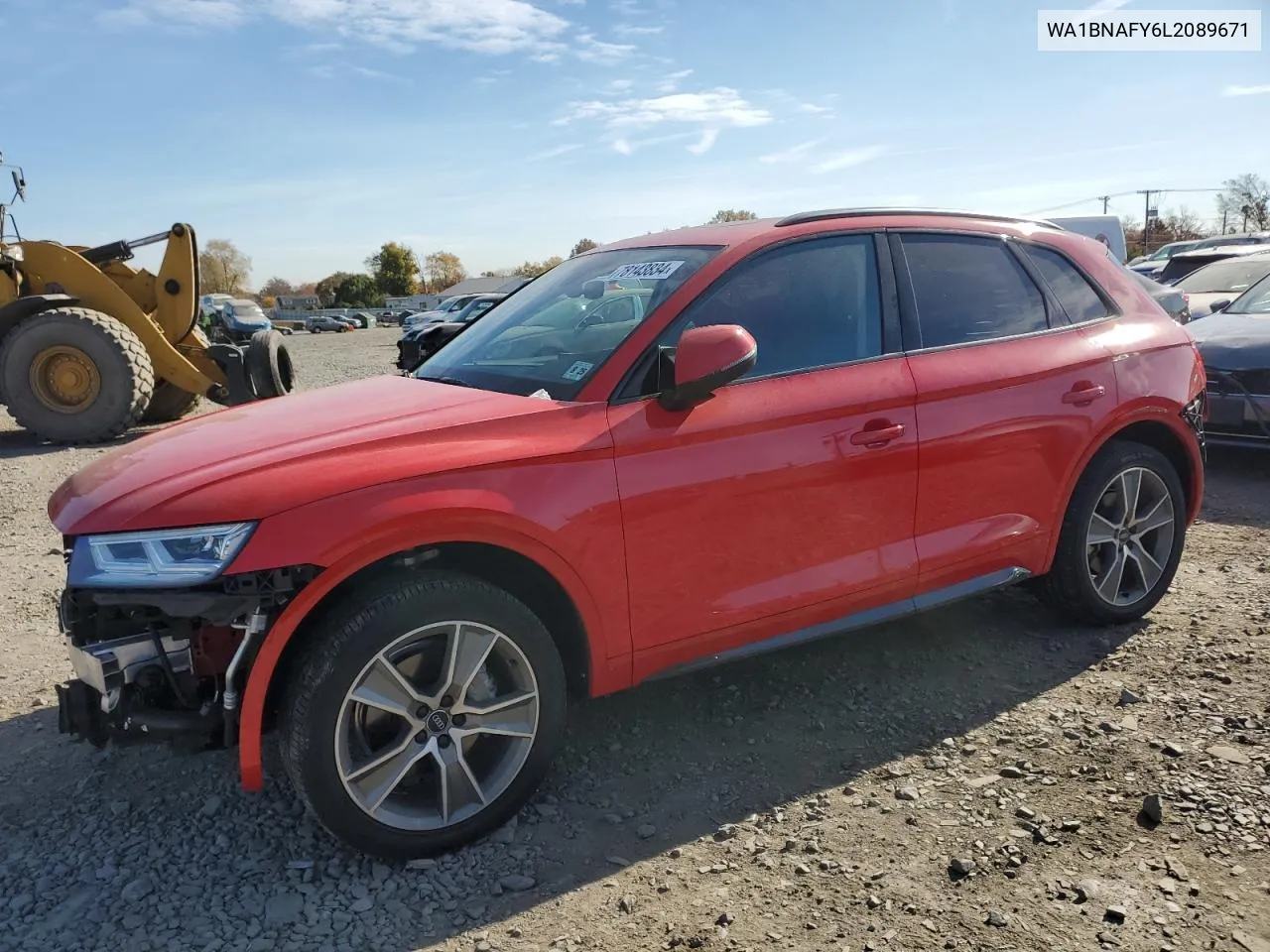 2020 Audi Q5 Premium Plus VIN: WA1BNAFY6L2089671 Lot: 78143834