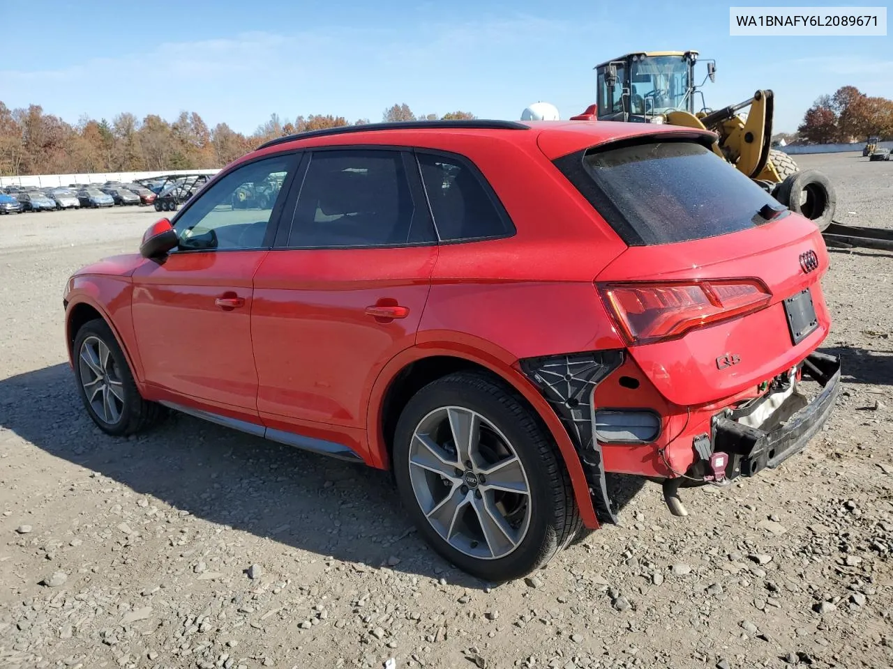 2020 Audi Q5 Premium Plus VIN: WA1BNAFY6L2089671 Lot: 78143834