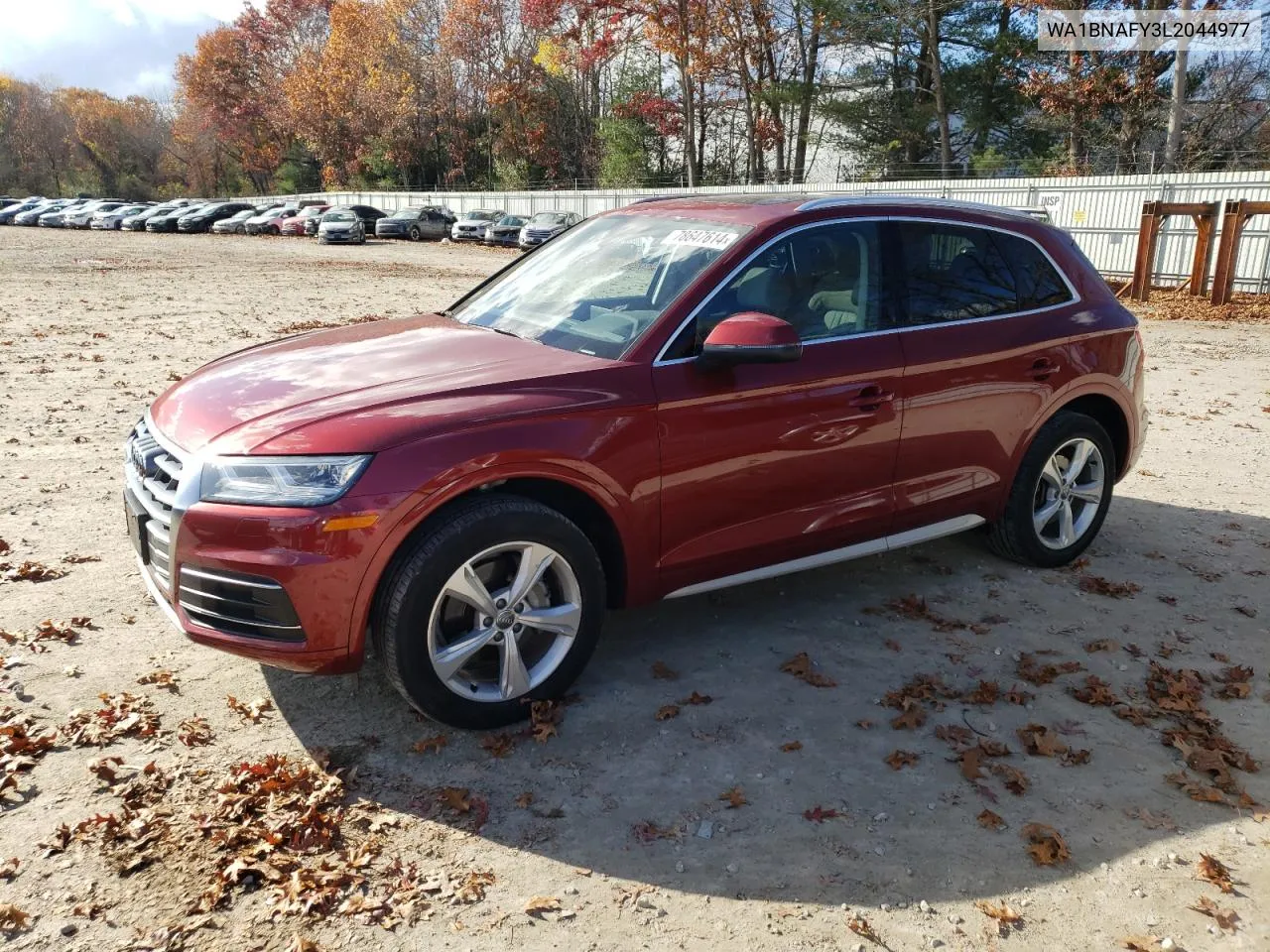 2020 Audi Q5 Premium Plus VIN: WA1BNAFY3L2044977 Lot: 78647614