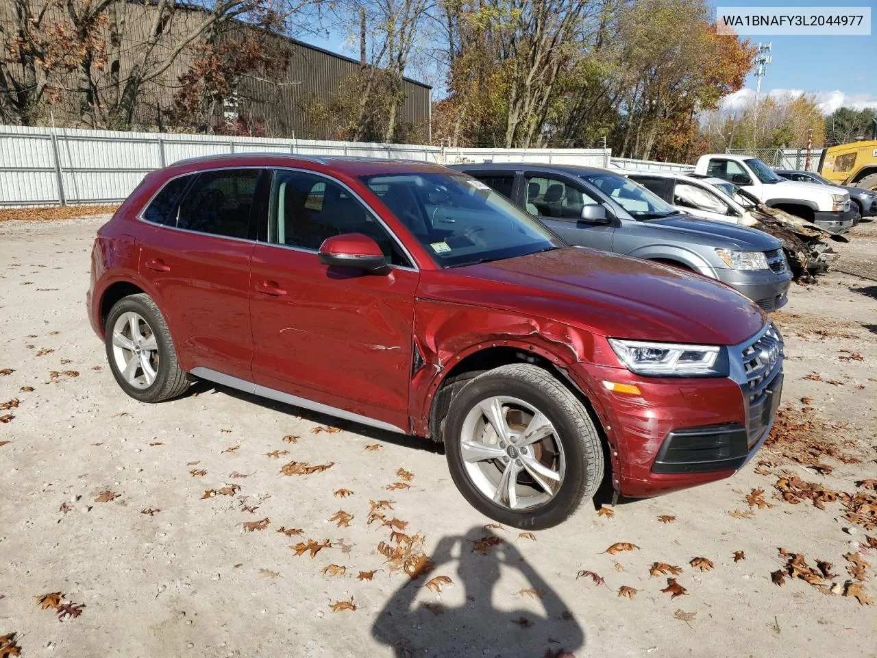 2020 Audi Q5 Premium Plus VIN: WA1BNAFY3L2044977 Lot: 78647614