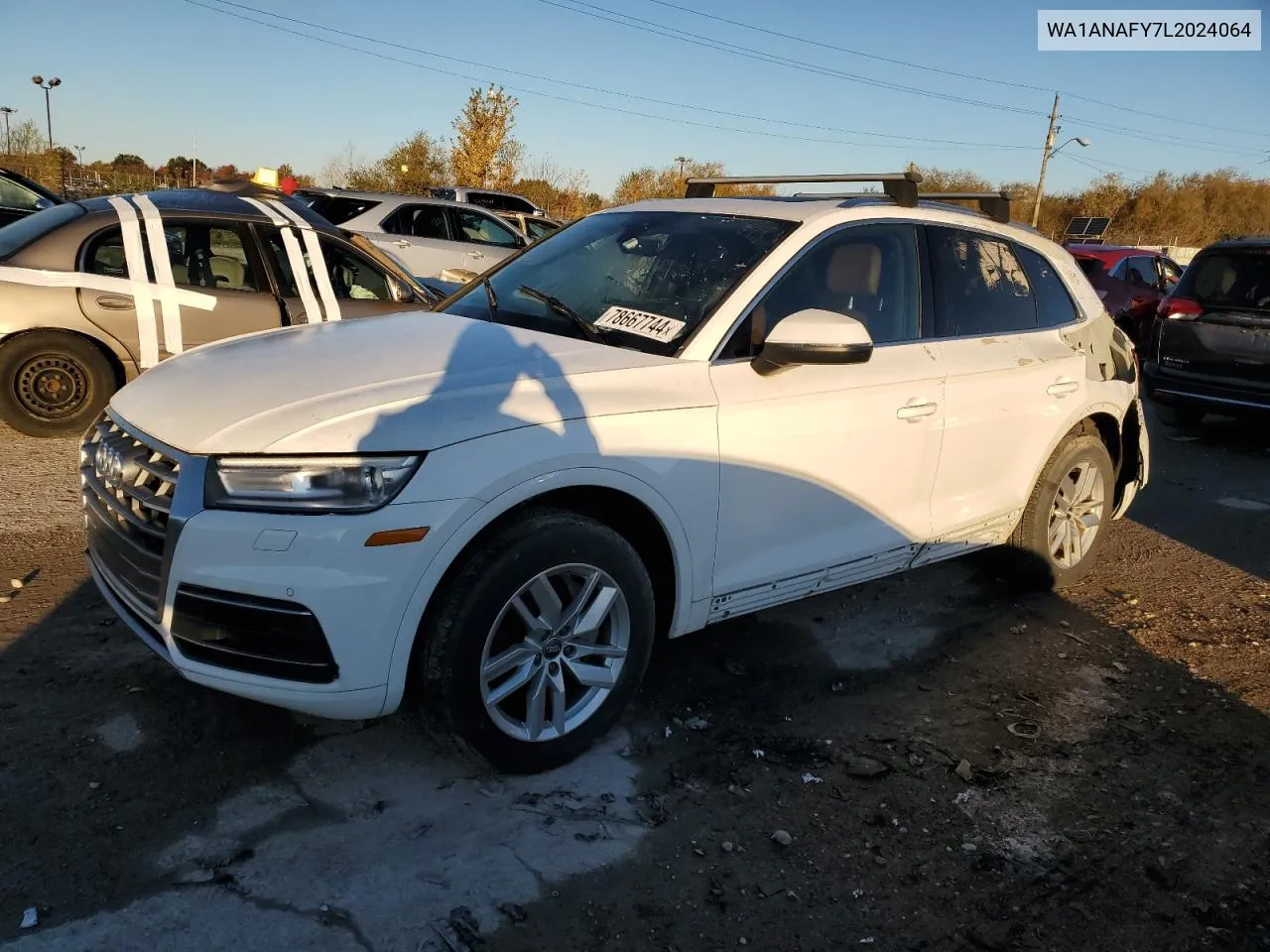 WA1ANAFY7L2024064 2020 Audi Q5 Premium