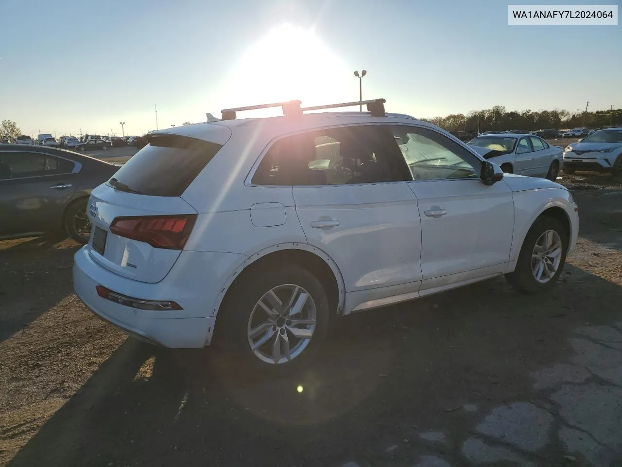 2020 Audi Q5 Premium VIN: WA1ANAFY7L2024064 Lot: 78667744