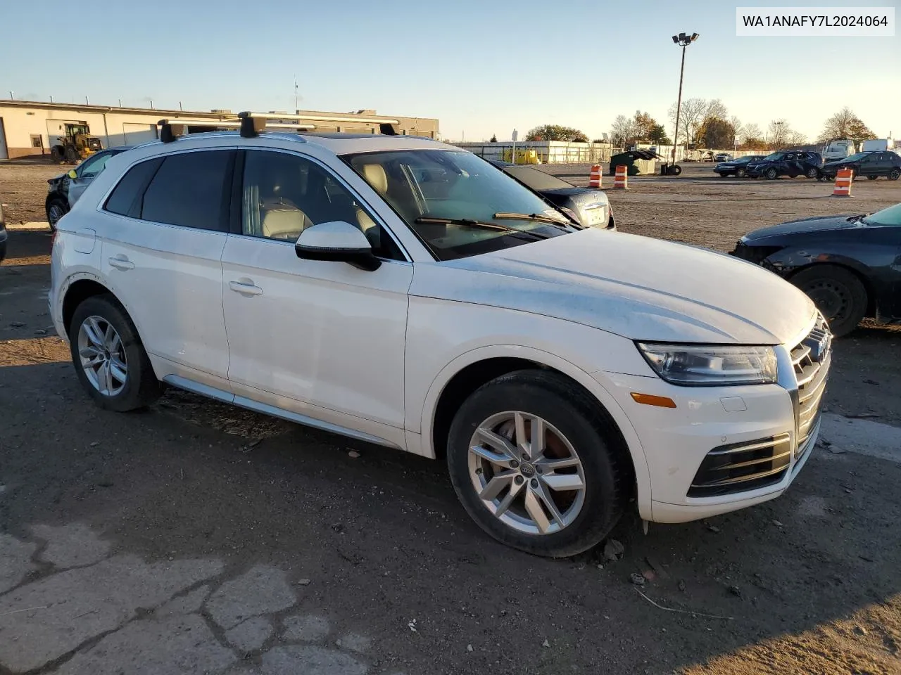 2020 Audi Q5 Premium VIN: WA1ANAFY7L2024064 Lot: 78667744