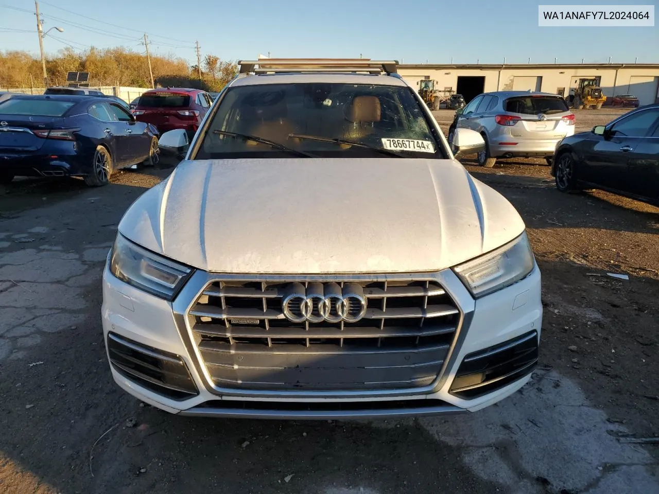 2020 Audi Q5 Premium VIN: WA1ANAFY7L2024064 Lot: 78667744