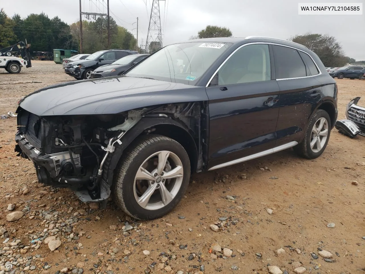 2020 Audi Q5 Prestige VIN: WA1CNAFY7L2104585 Lot: 79274474