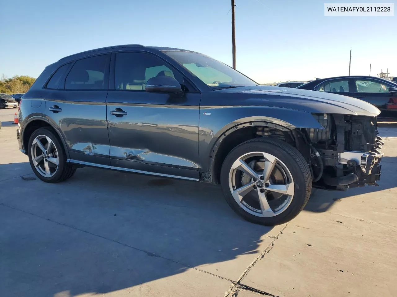 2020 Audi Q5 Titanium Premium Plus VIN: WA1ENAFY0L2112228 Lot: 80577794