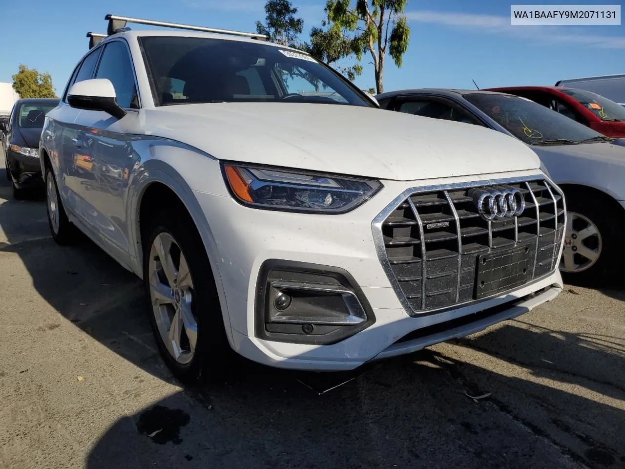 2021 Audi Q5 Premium Plus VIN: WA1BAAFY9M2071131 Lot: 59372984