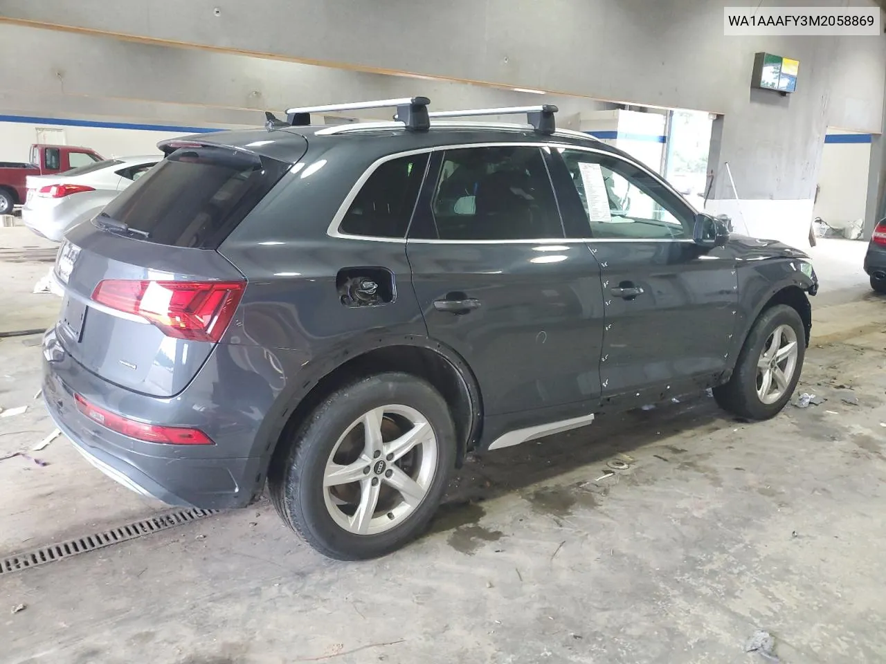 2021 Audi Q5 Premium VIN: WA1AAAFY3M2058869 Lot: 64338844