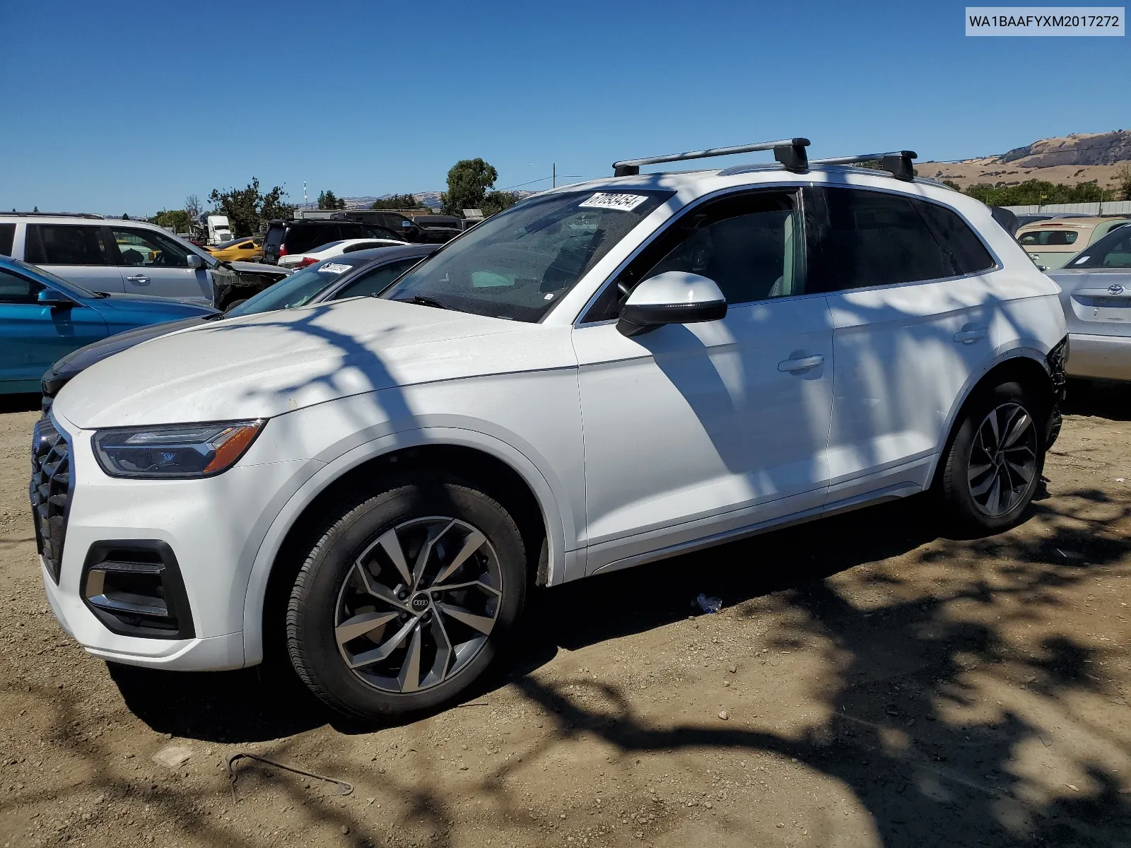 2021 Audi Q5 Premium Plus VIN: WA1BAAFYXM2017272 Lot: 67093454