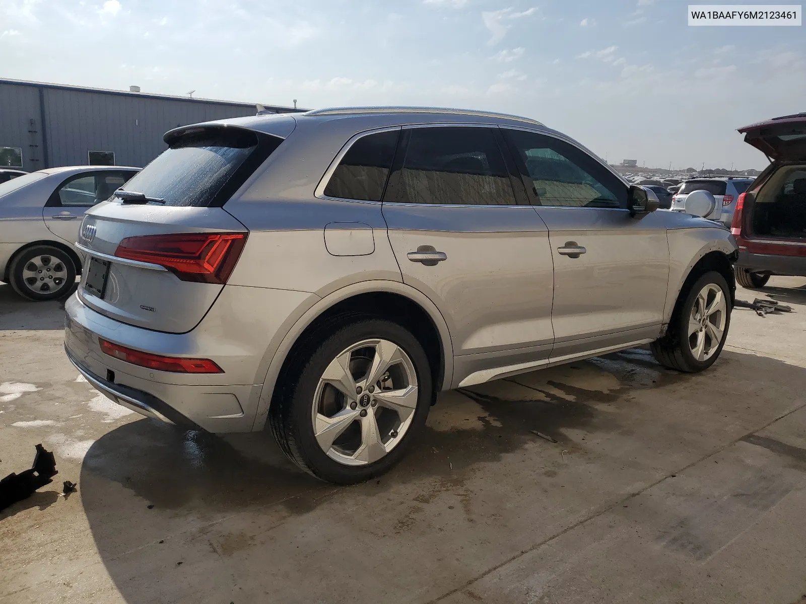 2021 Audi Q5 Premium Plus VIN: WA1BAAFY6M2123461 Lot: 68565564