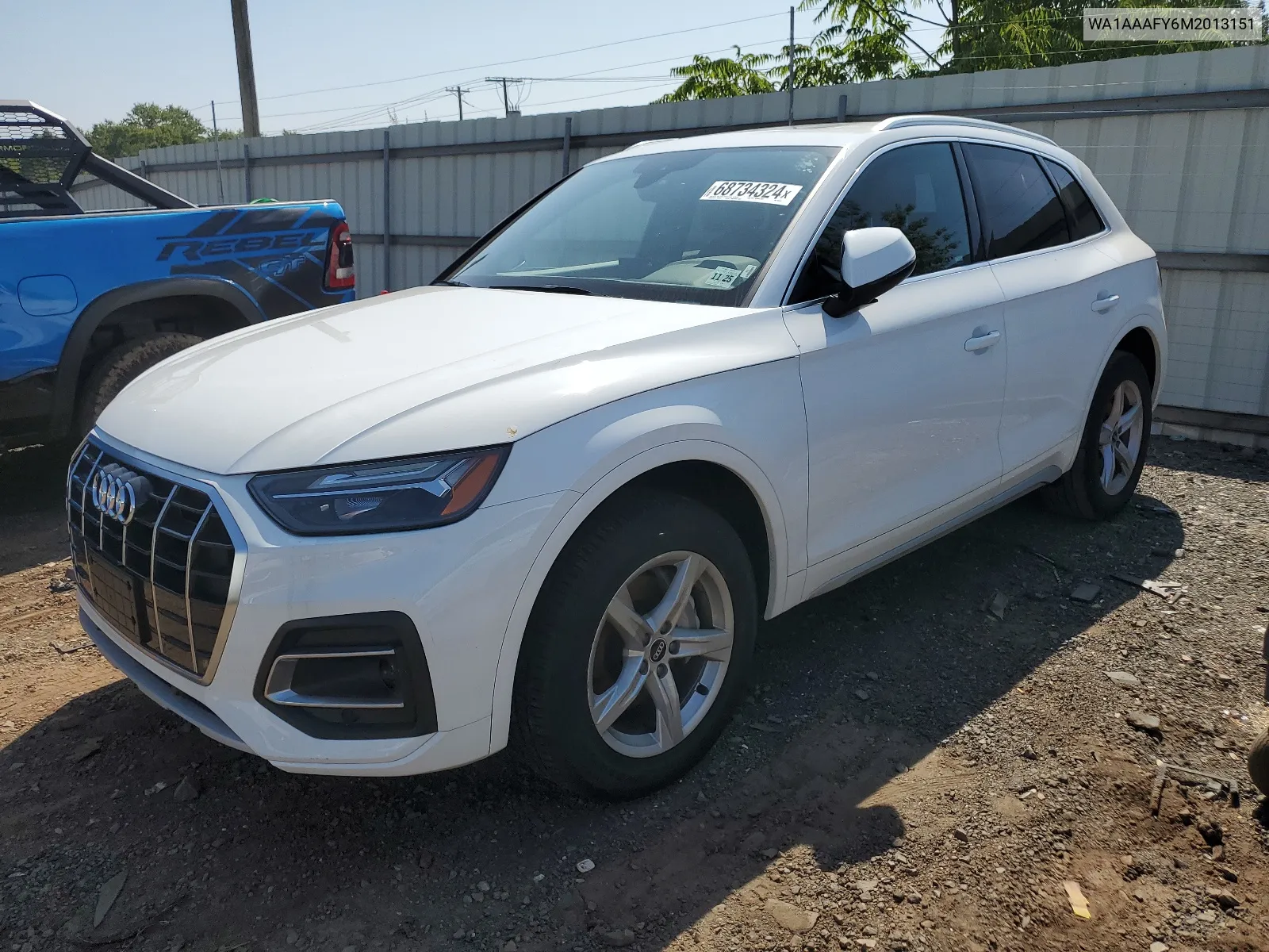 WA1AAAFY6M2013151 2021 Audi Q5 Premium