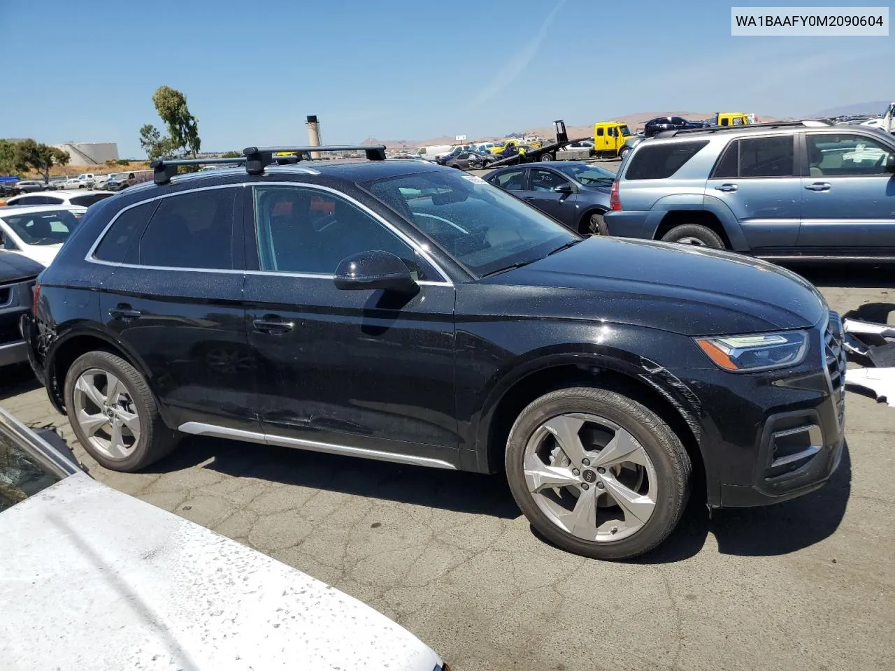 2021 Audi Q5 Premium Plus VIN: WA1BAAFY0M2090604 Lot: 68895004