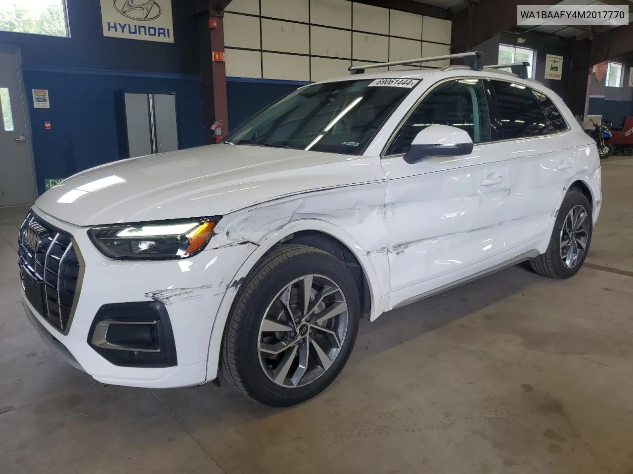 2021 Audi Q5 Premium Plus VIN: WA1BAAFY4M2017770 Lot: 69061444